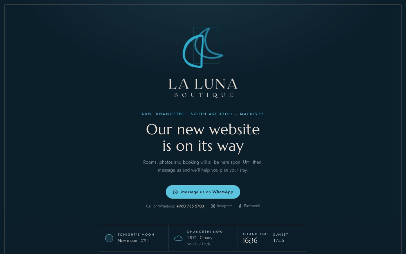 La Luna homepage